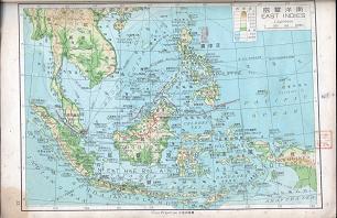 1947年发布的南洋群岛地图 点小图看大图