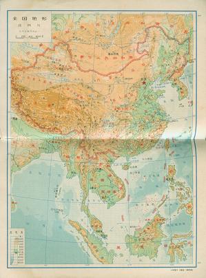 1963年中国政区图 点小图看大图